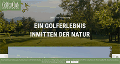 Desktop Screenshot of golfclubpetersberg.it